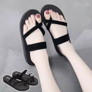 여성 빅사이즈 더블스트랩 포인트 여름 아이템 쪼리 여성쪼리 여성슬리퍼 여자쪼리