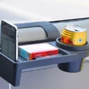 차량용 컵홀더 트레이 핸드폰 수납함 멀티 걸이형 틈새 거치대 보관함