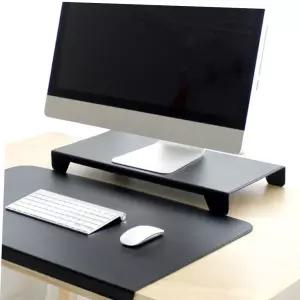 가죽모니터받침 아리아라 가죽 메탈 VIP 모니터받침