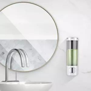 욕실 벽걸이 디스펜서 자동 손세정기 리필 비누통 핸드워시 용기 공용 수납