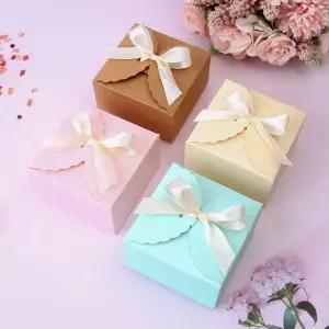 레이스 리본상자 크라프트 선물상자 포장상자 레이스상자 선물상자