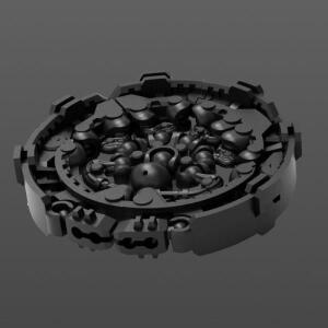 SHEIK MAINLAND 정품 3분 플랜 캡칸 POK 소재 피규어 조립 모델 변신 장난감 컬렉션 선물