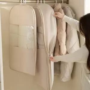 옷걸이형 겨울옷 패딩 압축팩 의류 이불 압축파우치 지퍼형