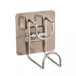 무타공 벽걸이 후크 1개 욕실 주방 세수대야 도마 걸이 접착식 간편 설치