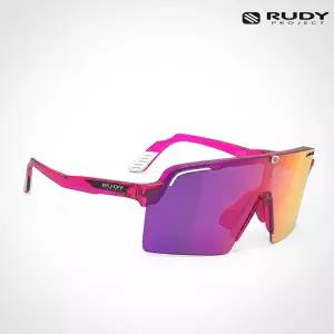 루디 선글라스 스핀쉴드 프로 크리스탈 핑크 플루오 / 선셋 SP985244-0000 스포츠 고글