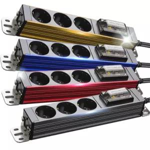 현대 서버탭 알루미늄 3구 고용량 멀티탭