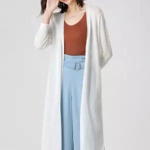 여성 9컬러 플로우 무드 시스루 롱 가디건 LK-G003