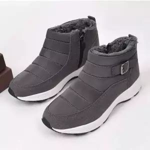 남자방한화 남성 여성 패딩슬립온 안감털 방한화 보온 생활방수 부츠