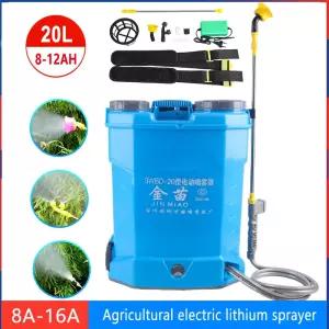 20L 농업 전기 분무기 송풍기 충전식 리튬 배터리 배낭 농약 정원 관개