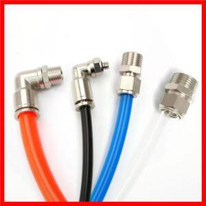 2미터 가스 공압 튜브 호스 Pu 파이프 4x2.5 6x4 8x5 10x6.5 12x8 14x10 16x12mm 공기 압축기