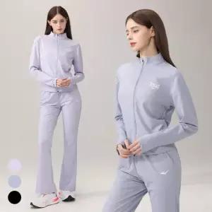 에버라스트 여성 러닝크루 상하세트 러닝자켓+부츠컷 팬츠