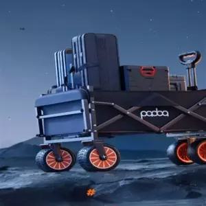 전동 카트 트롤리 웨건 수레 트레일러 운반 모듈 다용도 짐수레