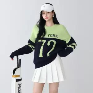 [피핀] [골프&일상] 뉴욕 레터링 루즈핏 니트 #112888