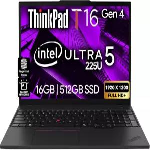 레노버 씽크패드 T16 4세대 비즈니스 노트북 16인치 FHD+ 디스플레이 인텔 울트라 5-225U(비트 i7-1355U)