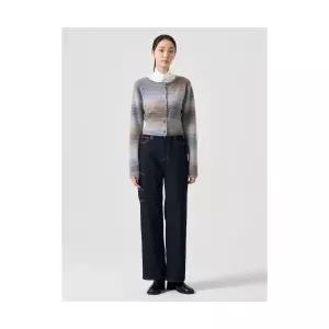 8SECONDS 롱 스트레이트 퍼티그 데님 팬츠 네이비 324121EPDR 103547