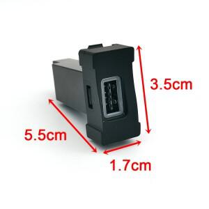 이베코 데일리 차량용 충전기 듀얼 USB 인터페이스 PD 타입 C 소켓 차량용 충전기 어댑터 퓨즈 박스 전원