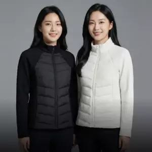 여성 골프 경량 패딩 자켓 슬림핏 간절기 방풍 라이트 다운 골프웨어 데일리웨어