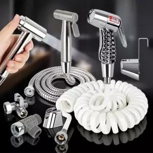 미니건세트 t밸브커넥터 욕실스프레이건 수도꼭지연결 세탁기교체 변기샤워기 화장실청소