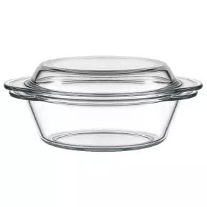 발룬피니 내열강화유리 다용도 원형 오븐렌지 찜기 1.5L 23.5cm