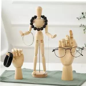 사람인형 원목 인테리어 관절 인형 미니 목각 소품 신혼 선물
