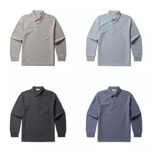 [롯데백화점]올젠 와플  조직감 긴팔 카라 티셔츠 ZBF3TT1202