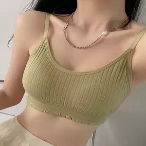 시원한 러블리 브라탑 캡내장 조절 끈나시 나시티 이너티 크롭탑