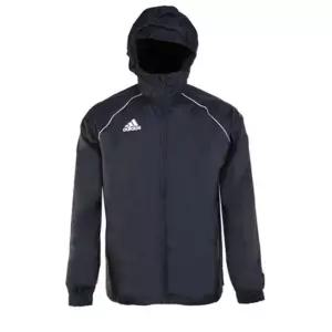 아디다스 세련된 CORE 18 RN JKT Y 캐쥬얼코디 고급스러운 캐쥬얼점퍼 데일리코디 내츄럴룩 블루종점퍼