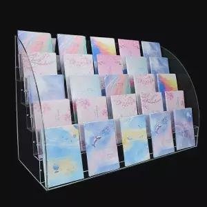 엽서 진열대 꽂이 팜플렛 가판대 전시대 브로셔