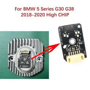 주간 주행등 자동차 헤드라이트 칩 화이트 밸러스트 모듈 BMW 호환 5 시리즈 G30 G31 엔젤 아이 - LED 전구