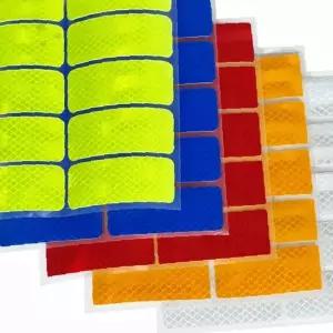 야간 안전 반사 테이프 형광 스티커 차량 이륜차 자전거 헬멧 가방 부착용 시인성