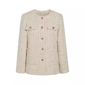 [JJ지고트](신세계 사우스시티)금사 트위드 미틀 하프자켓 GS3N0JK301