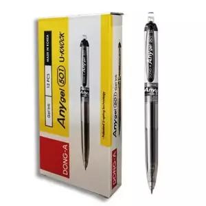 동아 애니겔 501 볼펜 0.5mm 흑색 (12개입)
