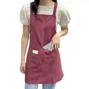 패션 바리스타 카페 공방 식당 린넨 어깨형 앞치마 쉐프앞치마 주방앞치마