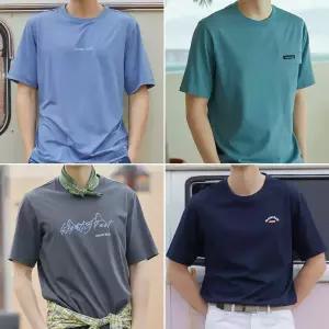 몽벨 남성 데일리 베이직 티셔츠