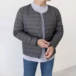 패딩 초 2033 남성 가벼운 경량 KSS 자켓 라운드넥