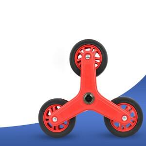 계단 등반 쇼핑 카트 바퀴  카트용  TPE 고무 캐스터 교체 부품  2 개