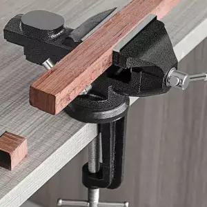 회전형 바이스 다용도 공작용 작업대 탁상용 바이스 클램프 소형 작업 핸드메이드 작업용 고정대 고정용