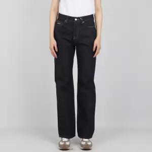 플랙 여성 청바지 로그 스트레이트 생지 PJTH5LGD901