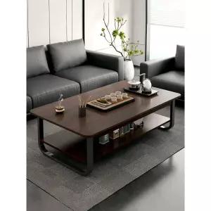 소파테이블 거실 사무실 로비 회의용 철제 프레임 원목 상판 다용도 인테리어 탁자