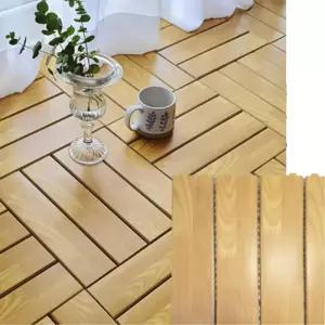 베란다 화장실 밝은색 나무무늬 발판 조립식바닥 복도 현관 욕실