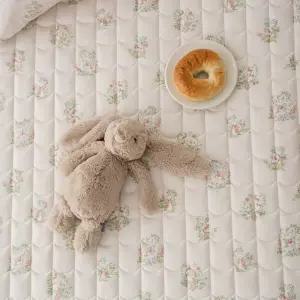 송화침장 알러지케어 소프트 모달 사계절 먼지 없는 차렵이불 SS 침대패드