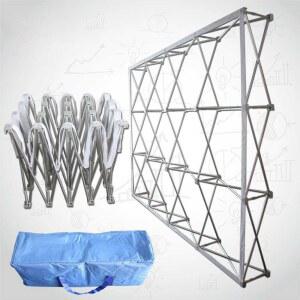 행사장 무대 거치대 스탠드 옥외형 3x3 스테이지 보드광고 포토부스 박람회 배너