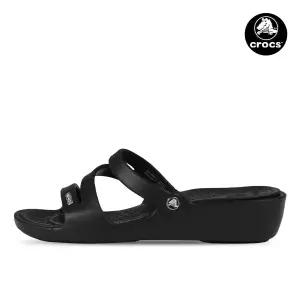 크록스 패트리샤 여성 슬리퍼 샌들 블랙 10386-060