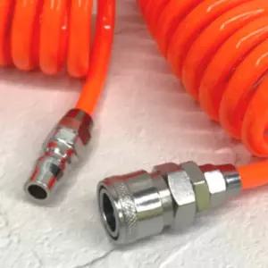 우레탄 코일 에어호스 10mm 호스릴 고압에어건호스 콤푸레샤 프레 호스 건10MM 호수 용품 용공구