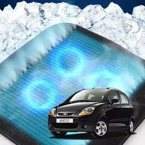 (제품 TYPE 1 - 쿨링 4팬)올뉴마티즈 자동차 호환 4팬 쿨링방석 메쉬