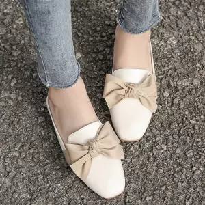 여성 리본블로퍼 뮬 슬리퍼 캐주얼 플랫슈즈 LK-BL06