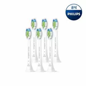 PHILIPS 소닉케어 W 옵티멀 화이트 칫솔모 화이트 6개입 HX6066 14