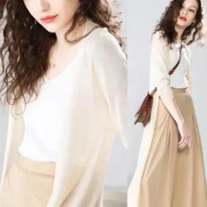 여성가디건 롱가디건 여름 망사카디건 브이넥 LK-G003