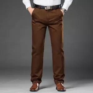 토르 팬츠 남성 면 캐주얼 스트레이트팬츠 루즈핏 하이웨스트 일자 비즈니스 긴 봄가을 정장 OPH1