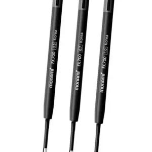 (올핀)모나미 FX700 유성볼펜심 리필심 블랙 FX153